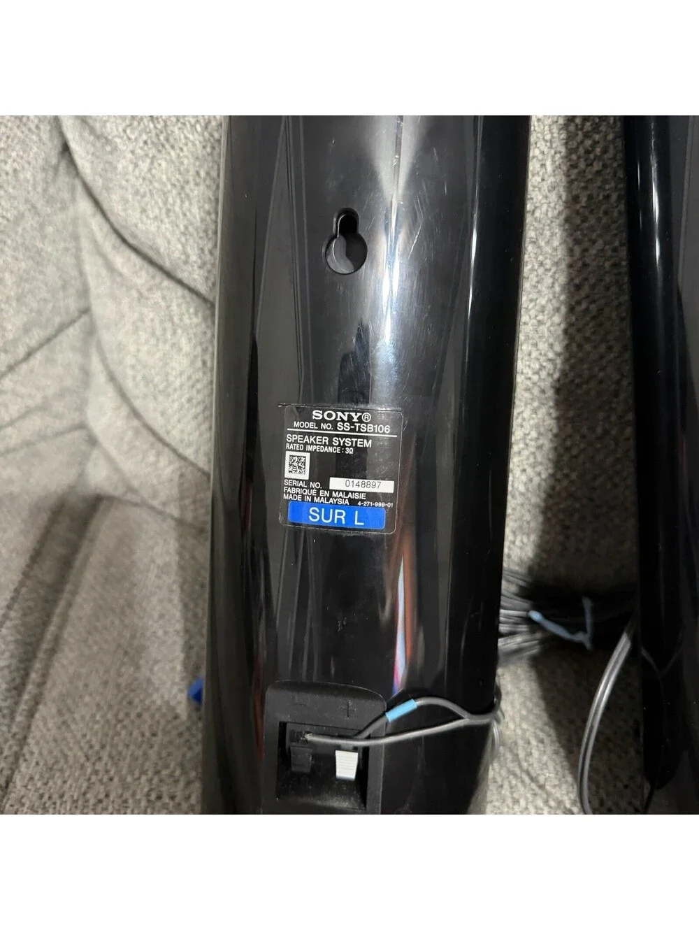 Sony SS-TSB107 SS-TSB106 Surround Sound 5 Speakers SS-CTB103